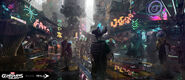 Alley concept by Mathieu Chevalier.