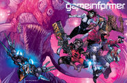 Game Informer issue cover by Marco Checchetto and Matt Wilson.
