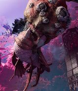 Attacked by the "shadow" in Chapter 1.