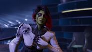 Gamora, with a damaged armor, in Chapter 12.
