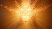 The Worldmind speaking to the Guardians.