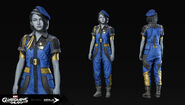 In-engine cadet render by Genci Buxheli.