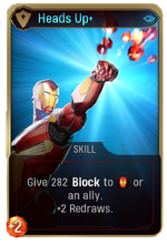 Heads Up+ card