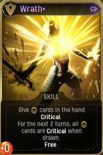Wrath+ card