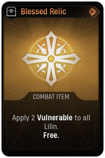 Blessed Relic card