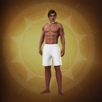 R Board Shorts (White) ⓘ