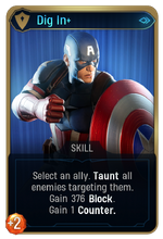 Dig In+ card