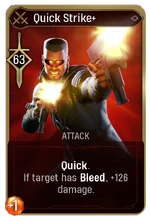 Quick Strike+ card