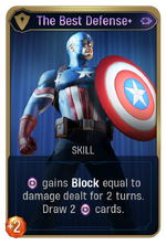 The Best Defense+ card