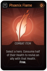 Phoenix Flame card
