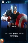 Captain America Dig In
