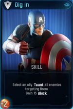 Dig In card