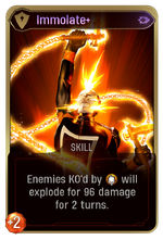Immolate+ card