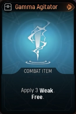 Gamma Agitator card