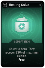 Healing Salve card