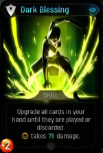 Dark Blessing card