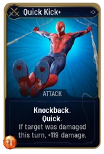 Quick Kick+ card