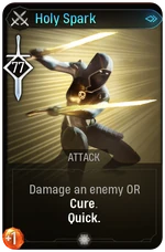 Holy Spark card