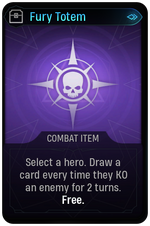 Fury Totem card