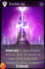 Double Up card