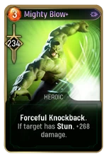 Mighty Blow+ card