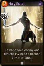 Holy Burst card