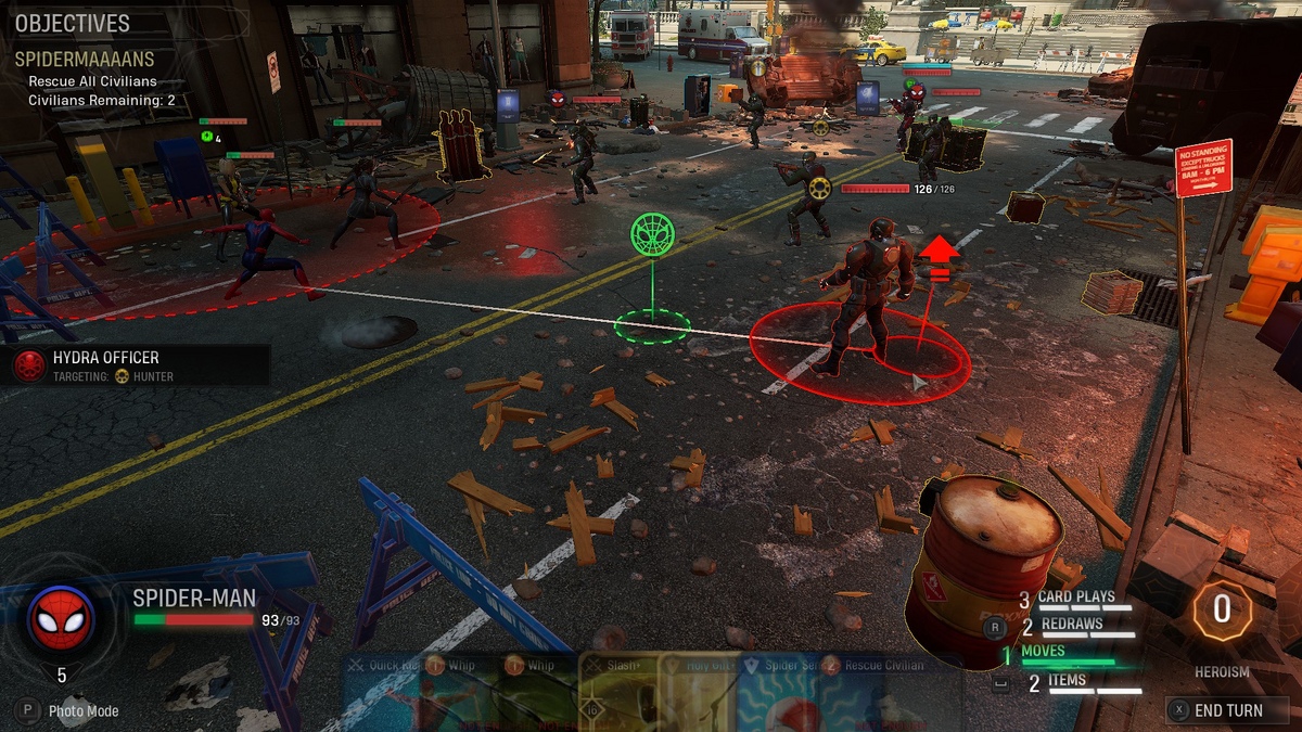 Here's Marvel's Midnight Suns gameplay in action