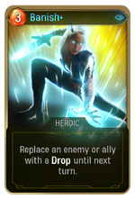 Banish+ card