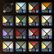 A sample of available Palettes