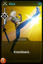 Kick card