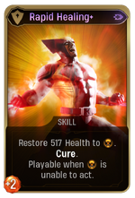 Rapid Healing+ card