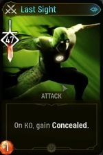 Last Sight card