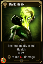 Dark Heal+ card