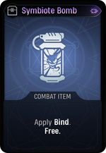 Symbiote Bomb card