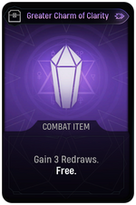 Greater Charm of Clarity card