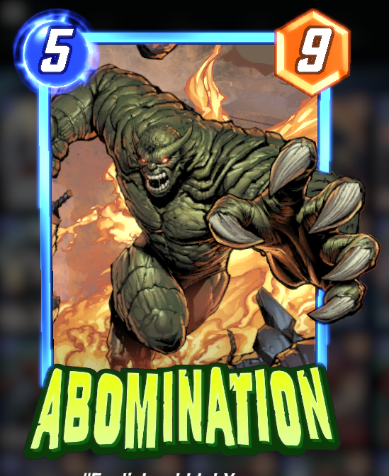 Abomination - Marvel Snap Cards