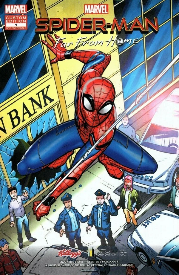 Tapis d'exercice 10 mm avec bande dessinée Spider-Man de Marvel