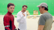 Tom Holland, RDJ & Joe Russo (The Making of CACW)