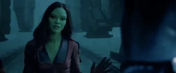 Gamora tente de plaider avec Nebula