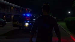 Castle arrêté par la police de Larkville