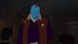 Yondu réprimande  et 