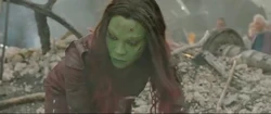 Gamora s'écrase sur Xandar