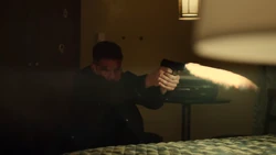 Castle décharge dans le mur