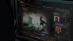 Hawkeye et  pendant une mission