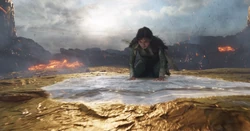 Sersi commence à transformer Tiamut