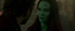 Gamora et  se disputent