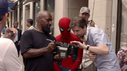 Spider-Man & Jon Watts (Reviewing Footage)