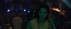 Gamora attend Star-Lord