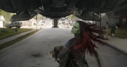 Gamora secourant 