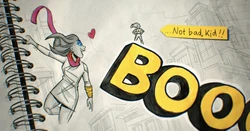 Miss Marvel s'imagine aider Captain Marvel